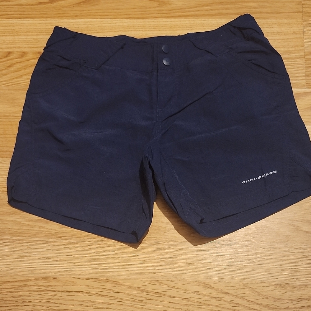 Columbia Blue Cargo Shorts Tailored Fit